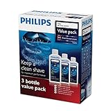 Philips HQ203/50 - Limpiador para afeitadoras (3 unidades, 300 ml)